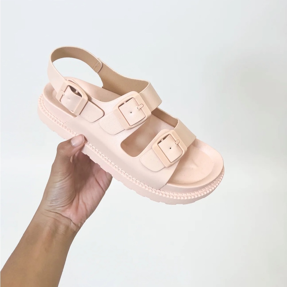 Talulah Slingback Lug Sandal Blush Size 6